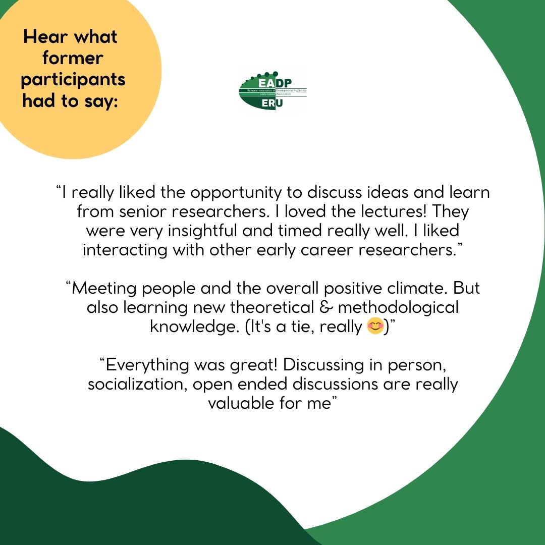 This is what former participants had to say about the ERU-EADP Open Science Writing Week 2025:

2/3

 #OpenScience #ResearchCollaboration #EarlyCareerResearchers #ERUEADP