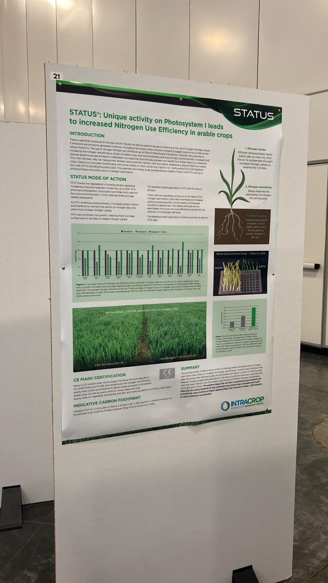 Are you at the Biostimulants World Congress? Don't forget to come and see the team! Emily, Mark and Jaroslav are all at the event, where IntraCrop have sponsored the networking area.We are looking forward to meeting you all this week. #biostimulants  #BWC2024