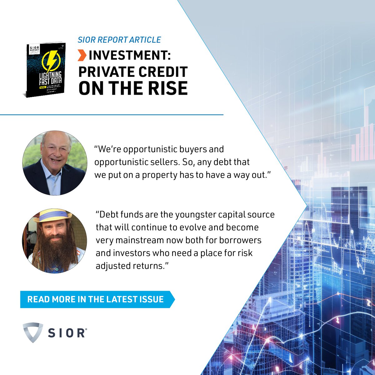 SIORglobal's tweet photo. “Where'd my lenders go?” In uncertain times, private credit is proving its worth as banks tighten their lending. Discover why debt funds and private capital are becoming go-to sources for #CRE financing in the latest issue of #SIORReport: https://t.co/nAKSoBTbzy https://t.co/FgOZxL2cRE