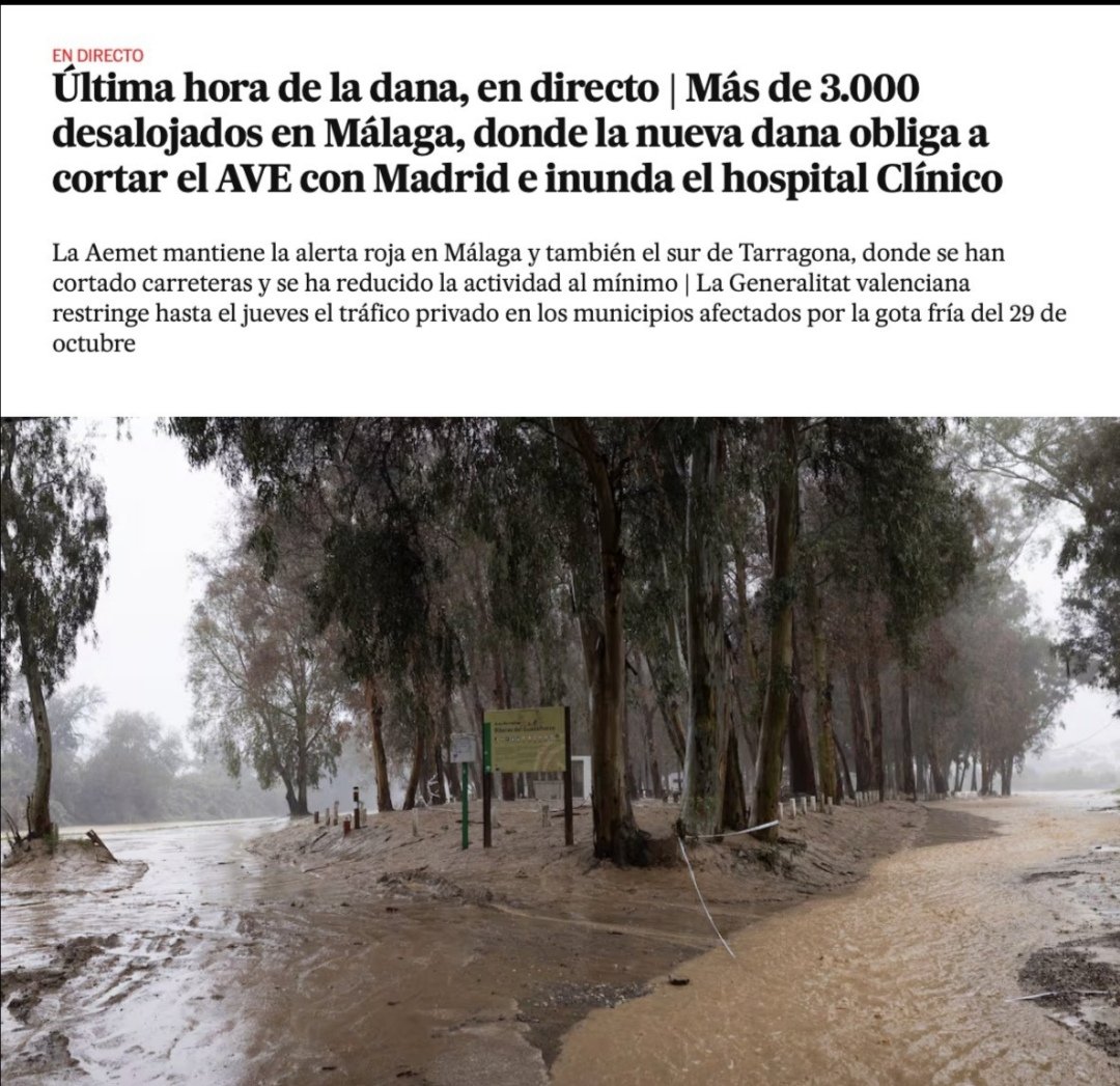Aviso Rojo
Imagen del río Guadalhorce...