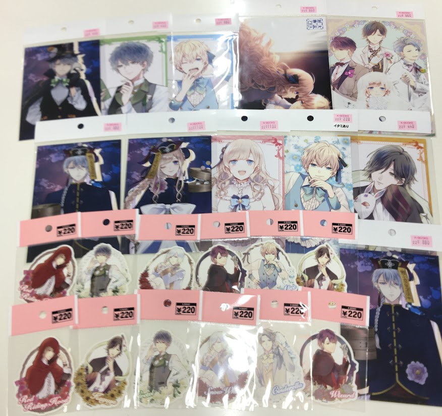 大正×対称アリス　対アリ　アリス　百合花　クリアファイル　缶バッジ　AGF Nintendo Switch 大正×対称アリス all in one