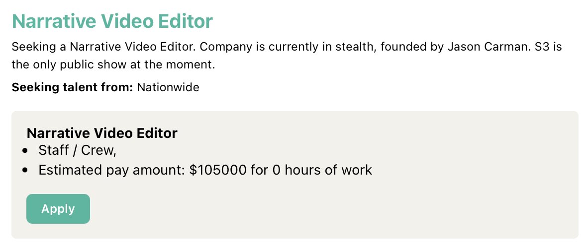 editblog's tweet image. This is it #postchat friends, the dream job we’ve all been waiting for. Check out that salary and those hours!