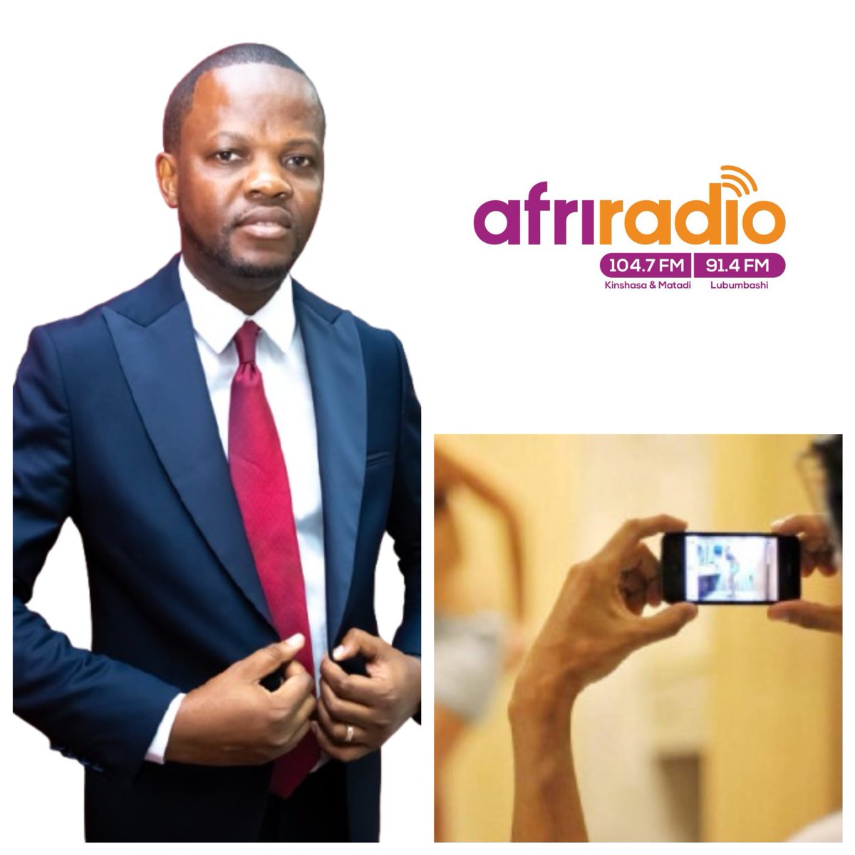 JuniorLuyi's tweet photo. Ce soir à 20h00, ne manquez pas mon analyse de l'affaire Balthazar sur Afriradio 104.7 FM dans l’émission Mibeko na pete !
#Sextape #Balthazar #LoiCongolaise #Afriradio https://t.co/ecNa7ZkBne