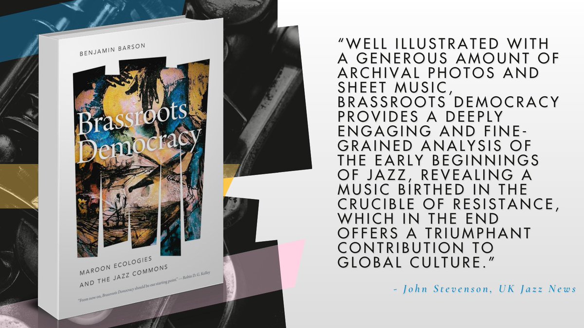 Script Arts (@scriptbooks_art) on Twitter photo Featured in <a href="/LondonJazz/">UK Jazz News</a> 📰 calls Brassroots Democracy by <a href="/BenBarson5/">Benjamin Barson</a> "a deeply engaging and fine-grained analysis of the early beginnings of jazz." 🎷 Full review 👉 buff.ly/3YNtrbT
🛒 Shop here: buff.ly/3Z4PHj9 Featured in <a href="/LondonJazz/">UK Jazz News</a> 📰 calls Brassroots Democracy by <a href="/BenBarson5/">Benjamin Barson</a> "a deeply engaging and fine-grained analysis of the early beginnings of jazz." 🎷 Full review 👉 buff.ly/3YNtrbT
🛒 Shop here: buff.ly/3Z4PHj9