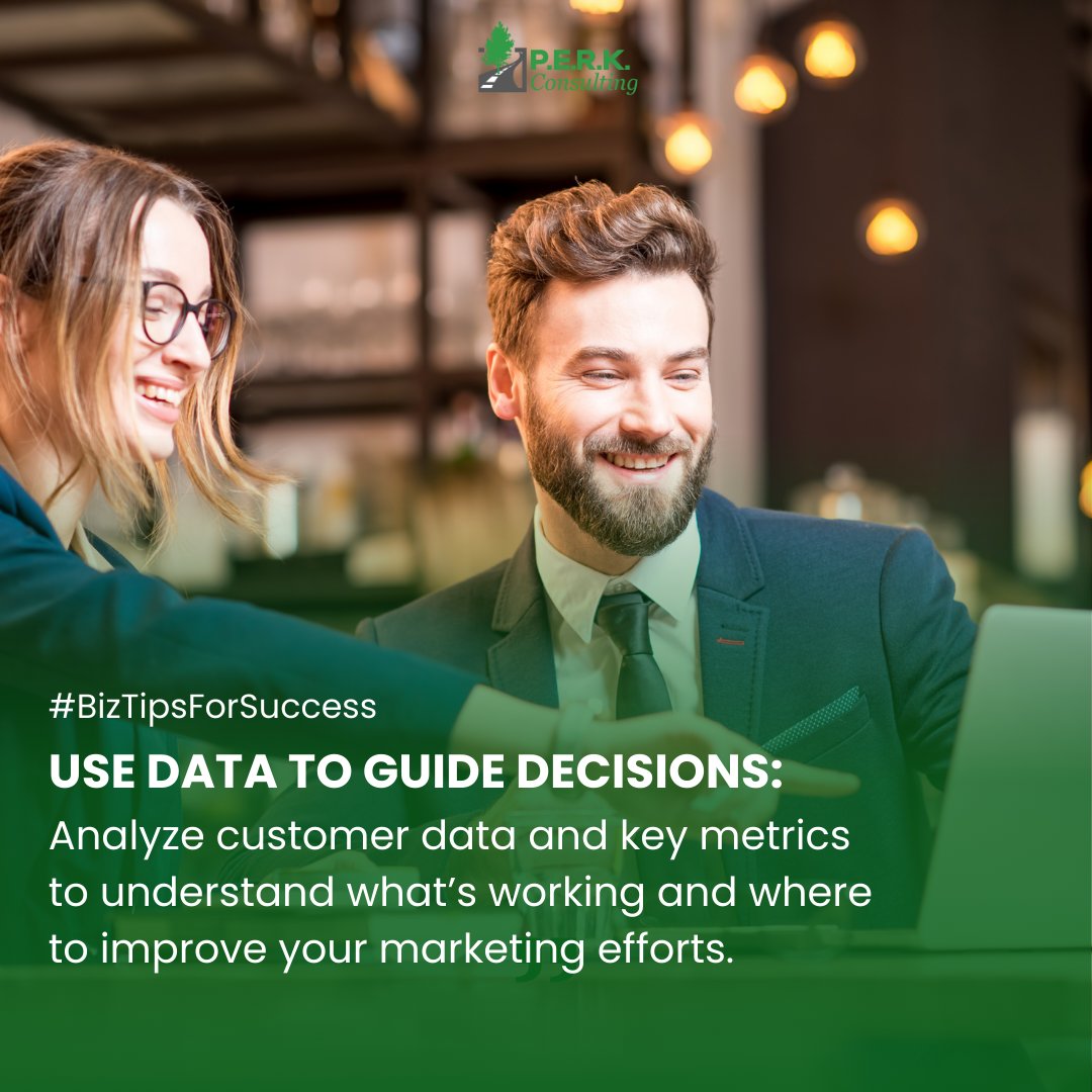PERK_Consulting's tweet photo. #BizTips
Guessing is a thing of the past. Now you can make informed decisions as a business owner when you let data lead the way by analyzing customer insights and key metrics to see what’s working and uncover areas for marketing improvement. 🔣 https://t.co/aaQu64QQO9