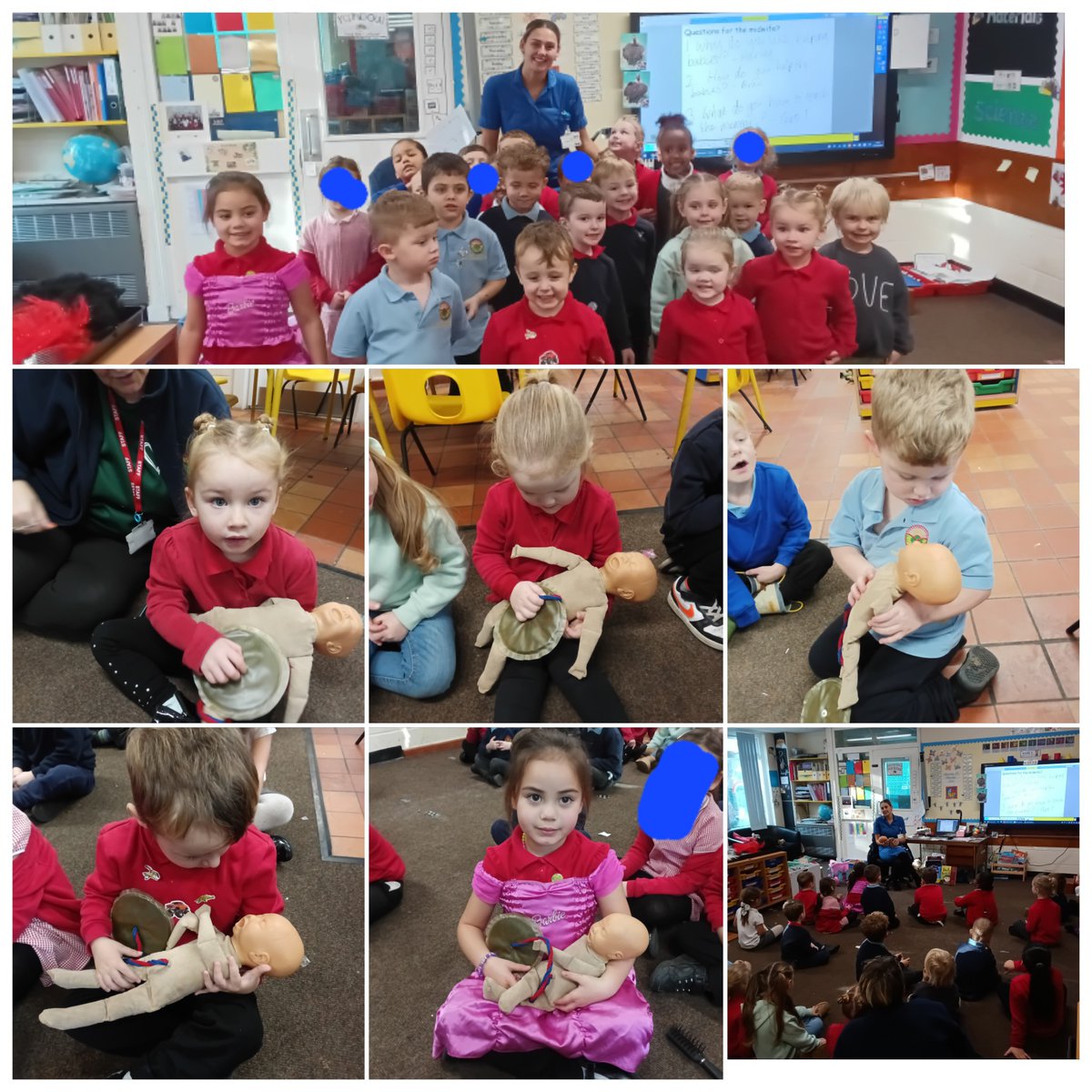 FS2AngramBank's tweet photo. This afternoon we were very lucky to have a visit from our local Midwife. Hannah shared with us all about her job and how she helps the community! Thank you Hannah for helping us today 👶🤰🤱 @FS1AngramBank https://t.co/aCLuCGRmjb