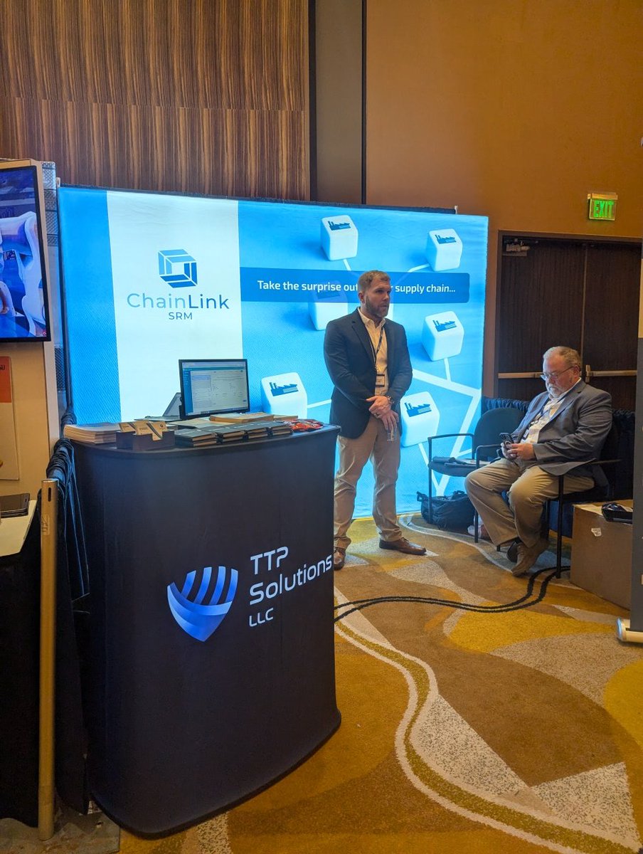 deancochran_'s tweet photo. Here at the American Automotive 2024 Summit in Detroit. Come talk data with me at our booth
#AutoUS2024 #GenerisAAS

I'm also happy to invite everyone to ChainlinkSRM's lunch and learn today. Stop by and learn more! https://t.co/UbKMgPsiM4