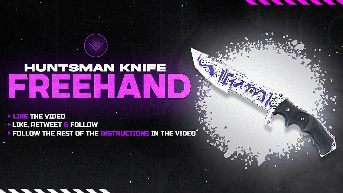 💸 Huntsman Knife Freehand ($160)💸

- Like the video youtu.be/Kg0I7DMM86w👍
- Like, RT, And Follow <a href="/LilJohnGambling/">JohnCS</a> 
- Follow The Rest of The Instructions In The Video!

- Giveaway rolls in 7 days and Winner will get 55% of the value in ETH or 100% of the value in csgoroll