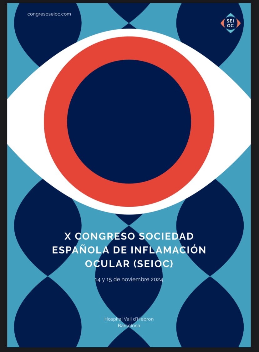 SEIO_uveitis's tweet image. Mañana empieza la reunión sobre Uveitis más importante de España; contamos con ponentes nacionales e internacionales y, como siempre, será una reunión multidisciplinar: oftalmólogos, internistas y reumatólogos unidos para avanzar en el diagnóstico y tratamiento de las Uveitis