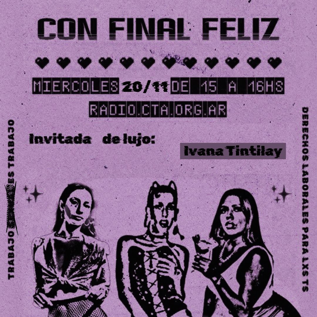 📻 Miércoles 20de Noviembre <a href="/confinalfeliz/">xiana</a> el programa de <a href="/ammarsindicat/">Putas Feministas</a>
📚 Lecturas Zorras de la mano de Romi Cute. 
🍷<a href="/iarixxx/">Iarixx</a> nos trae la Historia del Malbec.
👸🏾Invitada de Lujo: @ivanatintilay la pvta orgullosa de sus orgasmos.