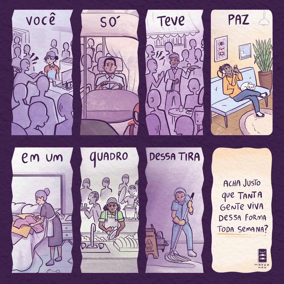 MongeHan's tweet image. Pelo fim da escala 6x1.
Pela vida além do trabalho!!