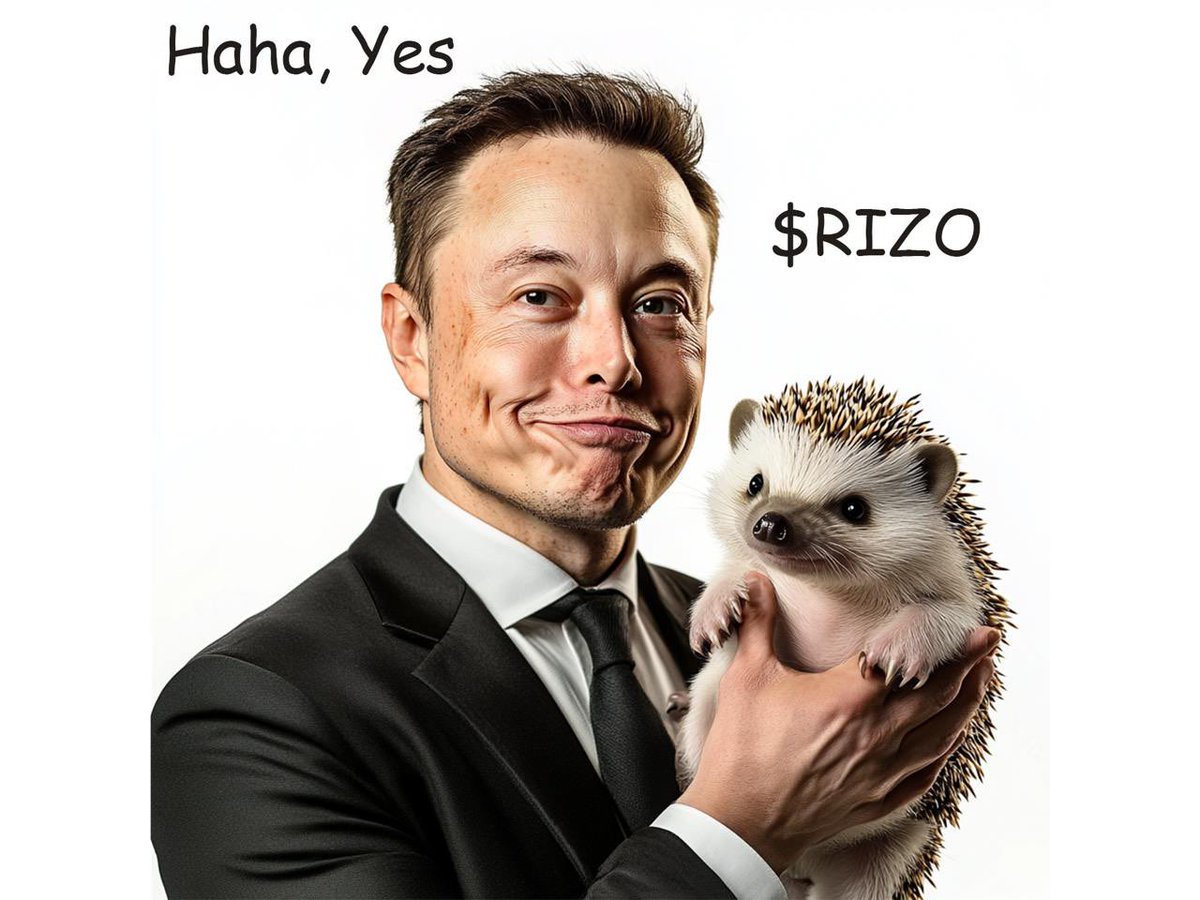RizoERC20's tweet photo. @MustStopMurad Hahayes, $RIZO agrees. Elon loves us, so we’ll be around for a long time! https://t.co/Bp9mMarEb5