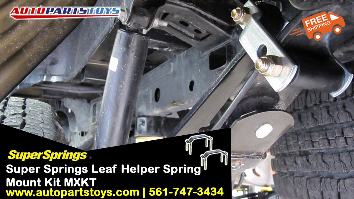 autopartstoys's tweet image. Lift Your Truck, Level Your Ride! 
Our SuperSprings Leaf Helper Spring Mount Kit (MXKT) gives your truck the extra support it needs for a smoother, more level ride.

#trucksuspension #leafspring #liftkit #4x4 #offroad #trucklife #autoparts #carparts #trucks