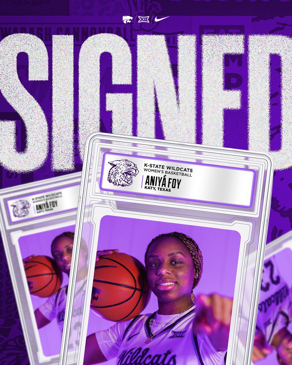 Officially a Wildcat 

Welcome to K-State, <a href="/AFoy23/">Aniya' Foy</a>!

#EMAW👌 x #NSD