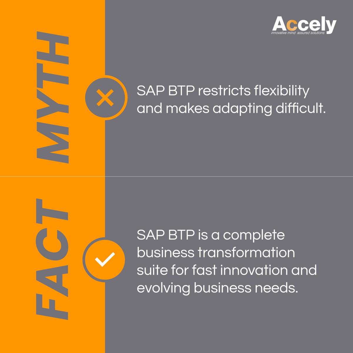 accelygroup's tweet image. Think adapting with SAP BTP is tough? Think again. The reality is that SAP Business Technology Platform empowers businesses to thrive in rapidly changing markets. 

Know more - accely.com/sap-btp/

#Accely #SAPSolutions #BTPIntegration #RealTimeInsights #BusinessInnovation