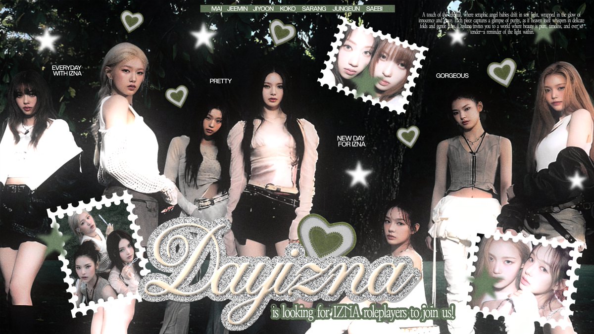 dayizna's tweet image. a brand new day for izna! ★ callin.. 📣 hello! sweet greetings to all izna rpers! our fresh izna squad is dulcetly inviting all izna girlies to join our squad! we’re also on the lookout for other squads to become our dear friends! ❤︎ go leave your prettiest paw below? 🧚🏻