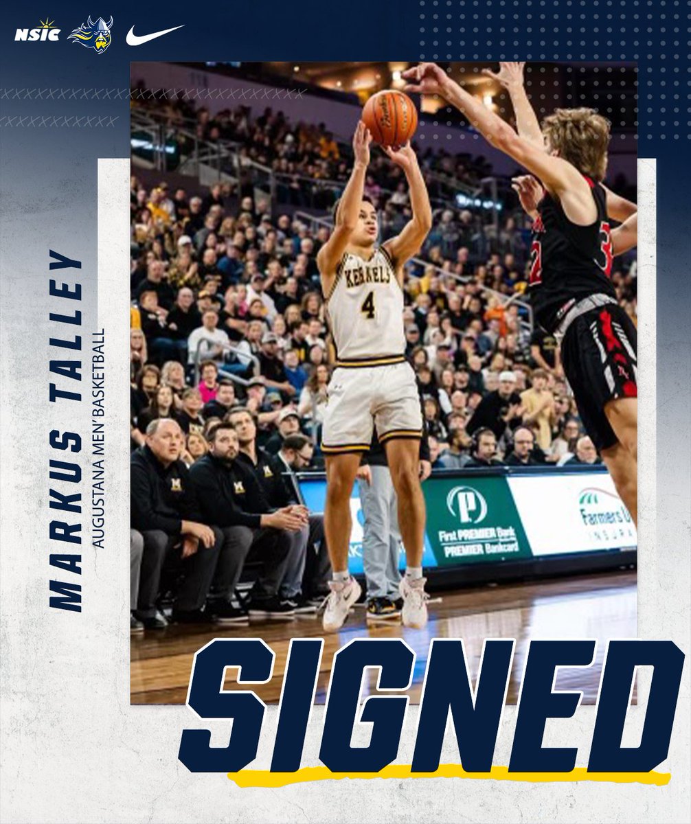 Augustana University Men's Basketball (@augiembb) on Twitter photo Official ✅
Welcome to the <a href="/GoAugie/">Augustana Vikings</a> family, <a href="/Markus_Talley1/">Markus Talley</a>
#BuildingChampions ⚔️ #AugieNSD Official ✅
Welcome to the <a href="/GoAugie/">Augustana Vikings</a> family, <a href="/Markus_Talley1/">Markus Talley</a>
#BuildingChampions ⚔️ #AugieNSD