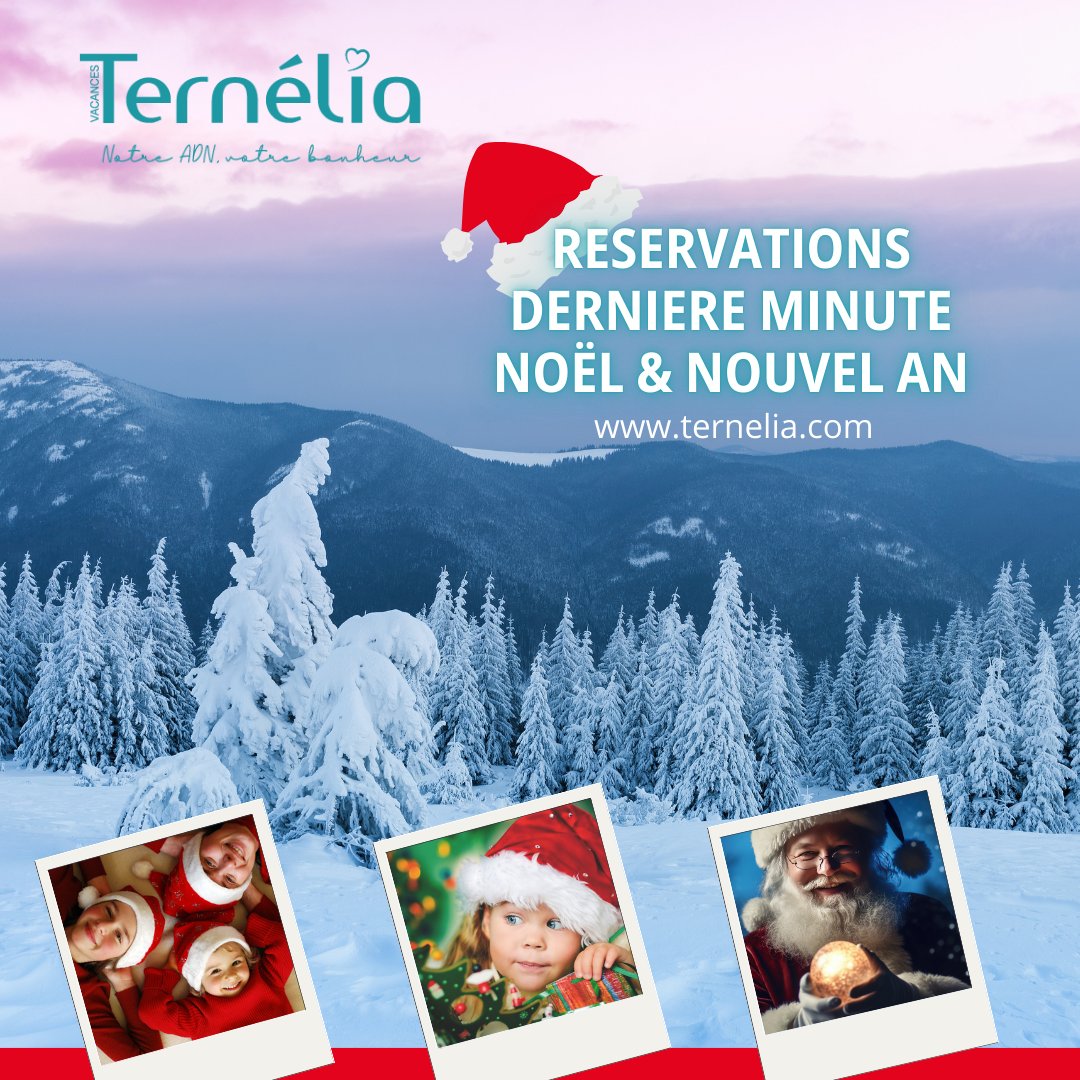 ternelia's tweet photo. 🎅 Vous recherchez un #villagevacances pour Noël &amp; Nouvel An ? by #Ternelia #montagne #mer #campagne #outremer ❤️ https://t.co/M8wFOwl8LI https://t.co/bf0b3An3lo