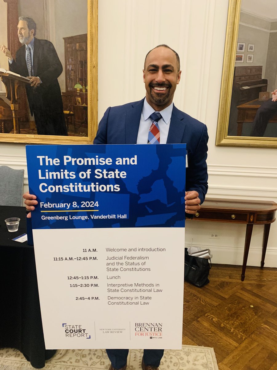 Vice Dean @JerrySDickinson's symposium essay, published by the <a href="/nyulawreview/">NYU Law Review</a> is now available on <a href="/SSRN/">SSRN</a>. His work dives into the crucial role of state courts and judicial federalism in shaping partisan gerrymandering. Read it here: ow.ly/KLs550U5GTC