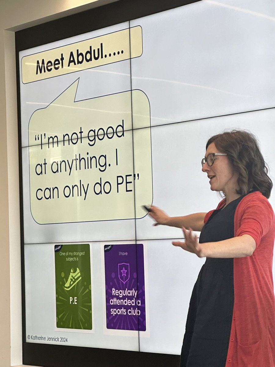 Applied Psychologies (@apppsych) on Twitter photo Aha! Moments with <a href="/k_jennick/">Katherine Jennick-Creator of What's Your Strength®</a>
From “I’m not good at anything” to:
“Well, when I’m captain I’m a good leader. I have self discipline to get to training” etc. etc.
And from that, to:
“I could use all that in a job!” 🙌
#strengthsbasedapproach
#whatsyourstrength
#send Aha! Moments with <a href="/k_jennick/">Katherine Jennick-Creator of What's Your Strength®</a>
From “I’m not good at anything” to:
“Well, when I’m captain I’m a good leader. I have self discipline to get to training” etc. etc.
And from that, to:
“I could use all that in a job!” 🙌
#strengthsbasedapproach
#whatsyourstrength
#send