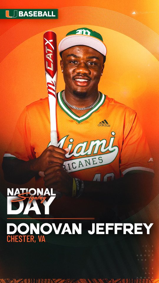 Official🌴🧡💚 <a href="/CanesBaseball/">Miami Hurricanes Baseball</a>