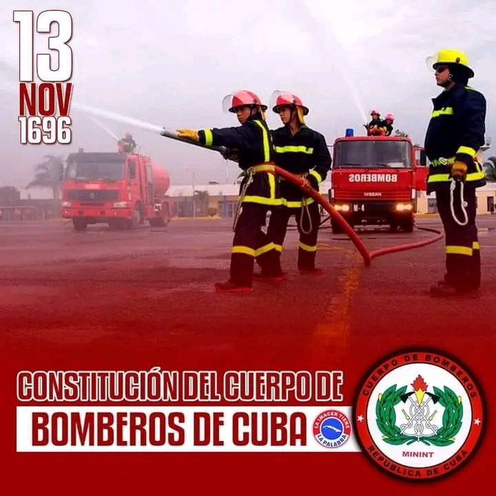 Muchas felicitaciones y reconocimiento a ellos, sacrificados,comprometidos y humanistas Bomberos en especial a los de #LasTunas ejemplo de dedicación y consagración.
#PorLasTunasLaVictoria
#GenteQueSuma