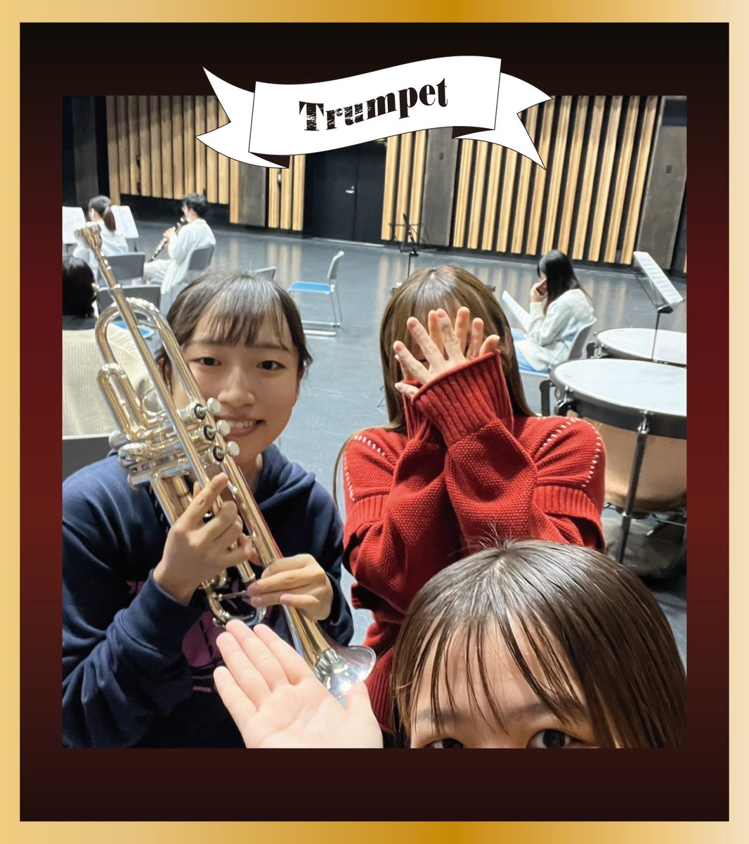 geiko_oke's tweet photo. こんばんは、芸工オケです！今日はトランペットパート！

芸工オケトランペットパートです。
今回も…
☆いつものメンバーです☆
学内はトランペットがおいしい曲が盛りだくさん！頑張ります！

#芸工オケ https://t.co/M1JjmJC5xM