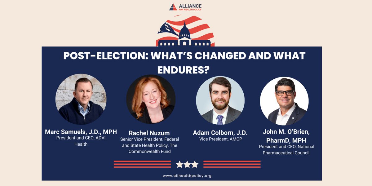 John Michael O'Brien (@drjmob) on Twitter photo During my residency, <a href="/AllHealthPolicy/">Alliance for Health Policy</a> opened my eyes to the importance of good evidence — so I’m excited to participate in their Post-Election Symposium today! Join me, <a href="/AdamColborn/">Adam B. Colborn</a> <a href="/amcporg/">AMCP</a>, <a href="/raenuzum/">Rachel Nuzum</a> <a href="/commonwealthfnd/">Commonwealth Fund</a>, & Dr. Marc Samuels <a href="/ADVIhealth/">ADVI</a>: allhealthpolicy.org/events/panel-2… During my residency, <a href="/AllHealthPolicy/">Alliance for Health Policy</a> opened my eyes to the importance of good evidence — so I’m excited to participate in their Post-Election Symposium today! Join me, <a href="/AdamColborn/">Adam B. Colborn</a> <a href="/amcporg/">AMCP</a>, <a href="/raenuzum/">Rachel Nuzum</a> <a href="/commonwealthfnd/">Commonwealth Fund</a>, & Dr. Marc Samuels <a href="/ADVIhealth/">ADVI</a>: allhealthpolicy.org/events/panel-2…