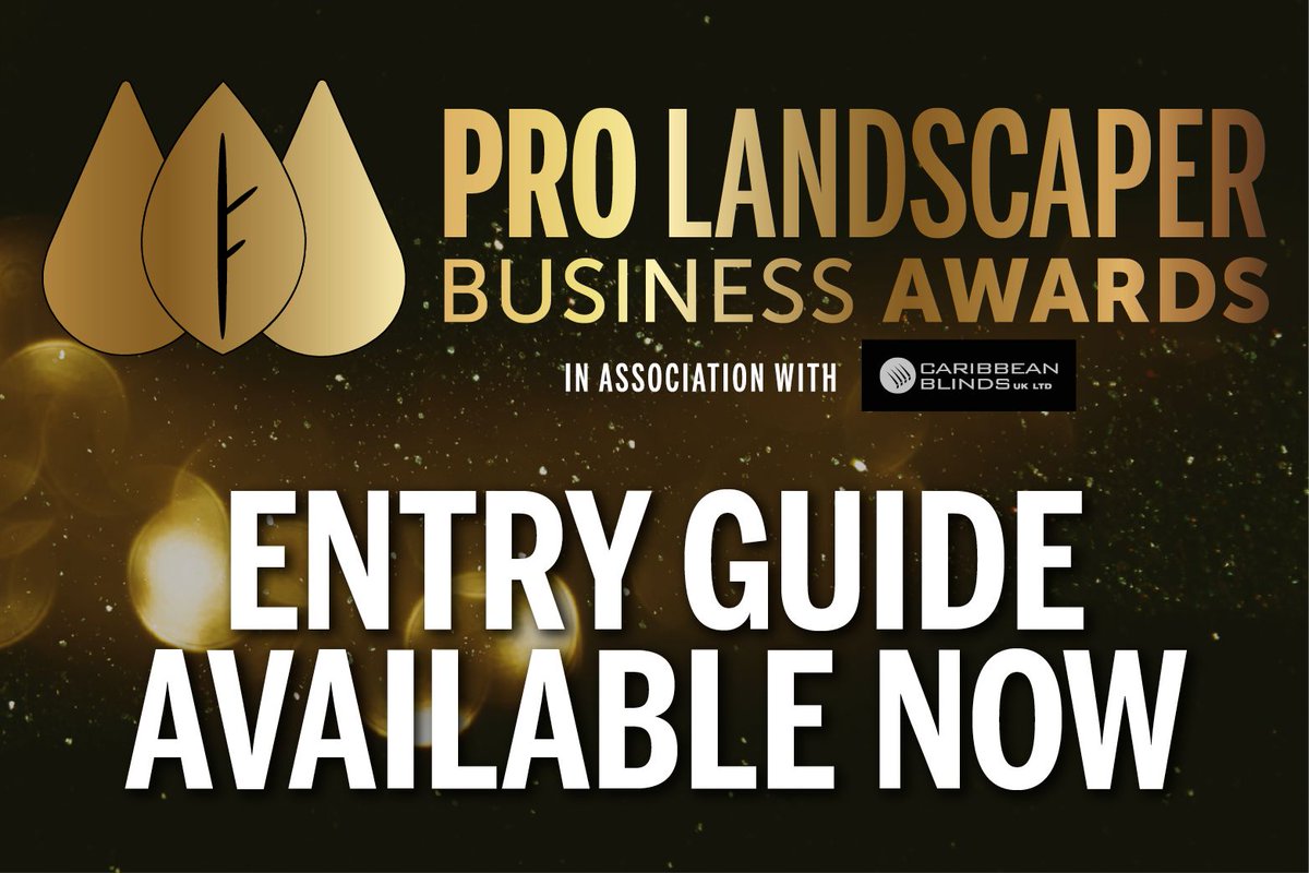 It's here!

The new entry guide has arrived for the Pro Landscaper Business Awards 2025, in association with Caribbean Blinds UK Ltd.

👉 buff.ly/3Z1UtOi 👈