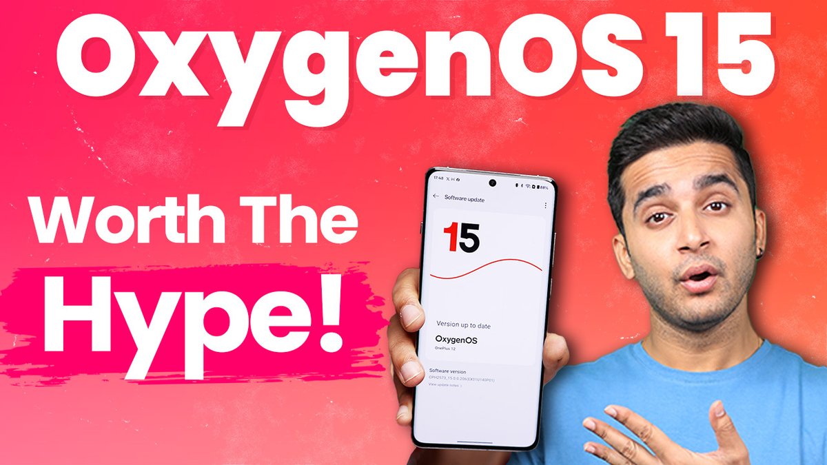 fiibertech's tweet image. OxygenOS 15 New Features | अब OnePlus 12 का Experience बदलने वाला है ✅
.
🔗 youtu.be/igm2MfMibmA 🚨
.
#oxygenos15 #oxygenos #oneplus