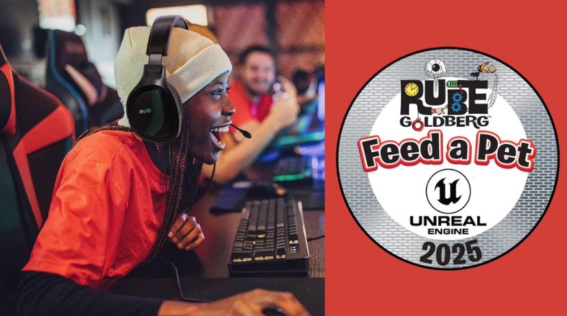 The 2024-2025 @unrealengine <a href="/RubeGoldberg/">The Rube Goldberg Institute</a> challenge is LIVE! Submissions are being accepted until February 12!

rubegoldberg.org/rube-goldberg-…

Junior Division - up to age 17
Senior Division - ages 18+

Create a #RubeGoldberg machine to "Feed a Pet" in #UnrealEngine.