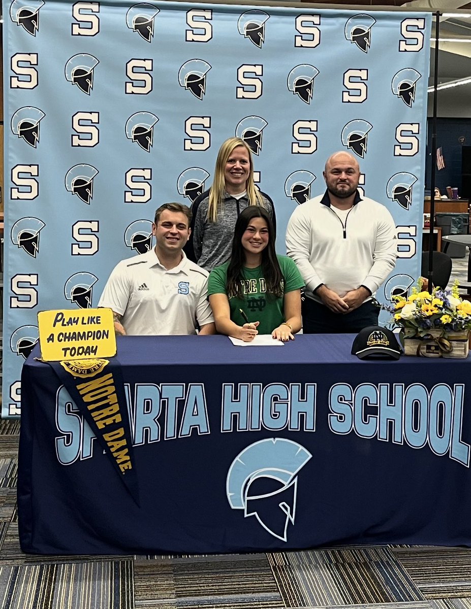 Coach Bushey (@jackbushey1) on Twitter photo Want to send out a HUGE congratulations to <a href="/SpartaGirlsLax/">Sparta HS Girls Lacrosse</a> very own, <a href="/uma_kowalski/">uma kowalski</a> on signing with <a href="/NDWomensLax/">Notre Dame Women’s Lacrosse</a> ! Uma is an amazing student, player, teammate and captain for our program and we are so excited to see all the amazing things she will accomplish at ND! #GoIrish Want to send out a HUGE congratulations to <a href="/SpartaGirlsLax/">Sparta HS Girls Lacrosse</a> very own, <a href="/uma_kowalski/">uma kowalski</a> on signing with <a href="/NDWomensLax/">Notre Dame Women’s Lacrosse</a> ! Uma is an amazing student, player, teammate and captain for our program and we are so excited to see all the amazing things she will accomplish at ND! #GoIrish