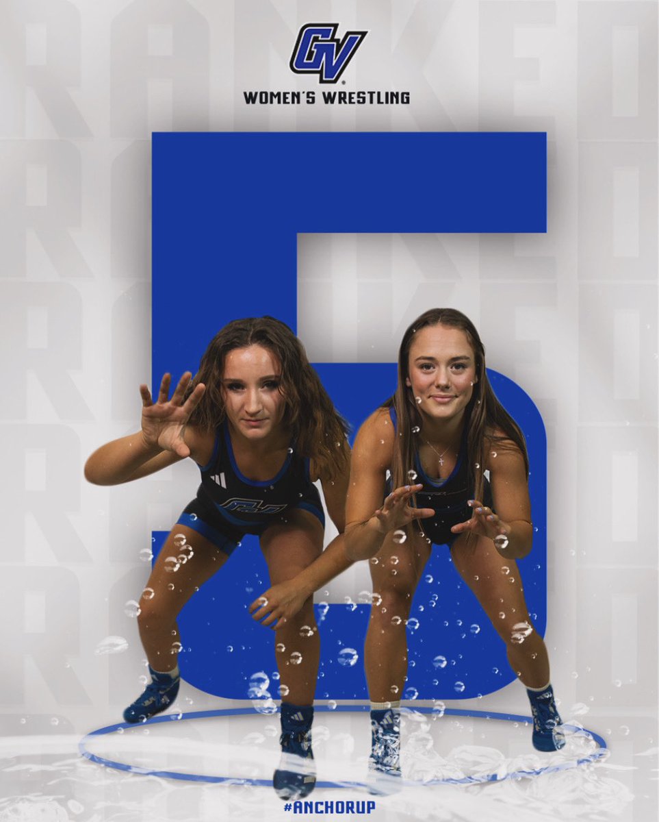 GVSUWWrestling's tweet image. 5️⃣ 

These Lakers are ranked 5 by The Open Mat! 

#AnchorUp