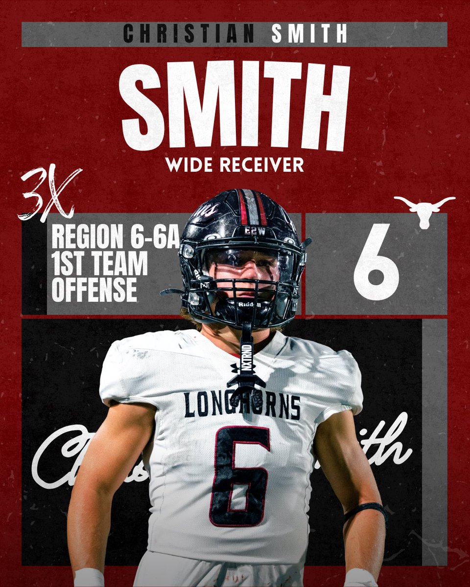 Congrats <a href="/CSmithLambertFB/">Christian Smith</a> 3x All region Wide receiver! <a href="/LambertFtBall/">Lambert Football</a>