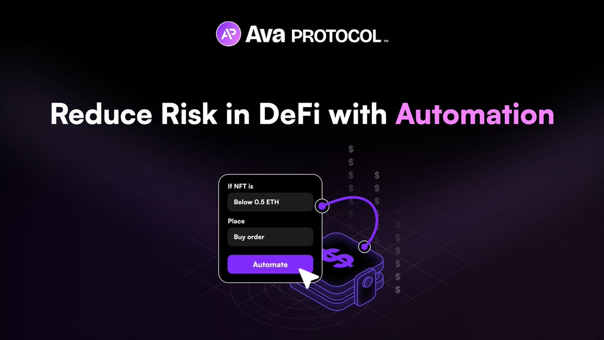 Ava_ProtocolESP's tweet image. DeFi funciona mejor con un esfuerzo manual mínimo. ❌

Automatiza liquidaciones, recolección de rendimientos y ajuste de liquidez con Ava Protocol, optimizando tus estrategias sin necesidad de intervención constante.