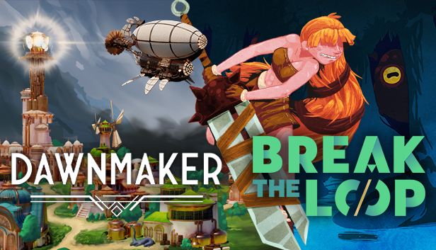 Break_the_Loop_'s tweet photo. Today I'm announcing a #BreaktheLoop x #Dawnmaker Bundle.
City Builder and turn-based Deckbuilding, made by @ArpentorStudio a small French studio with a background similar to ours!
25% off, that's less than $20 for #TurnbasedCarnival 🔥 https://t.co/YuwBFDFevY