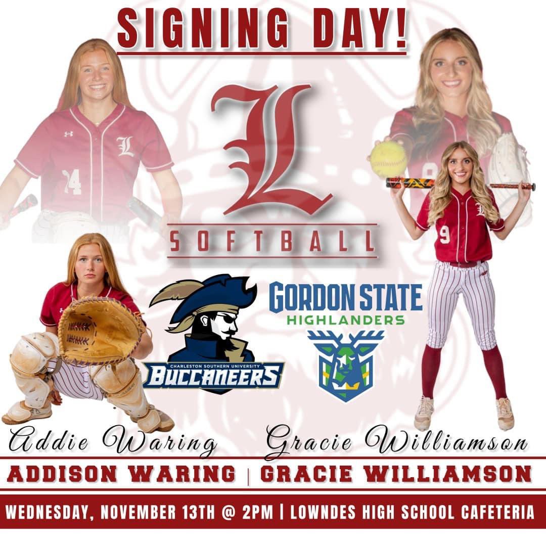 I cannot believe that it’s here! Today is the day it becomes official! A big thank you to my parents for making today extra special. I am so excited to be a Buc! It’s SIGNING DAY! It feels like Christmas Eve. <a href="/MusserChristi/">Christi Musser</a> <a href="/AGTTamborra18U/">Athletics Gold Tamborra 18U Gold - Tamborra</a> <a href="/lowndesvikettes/">Lowndes High Softball</a> <a href="/AshleyErcolano/">Ashley Ercolano</a>