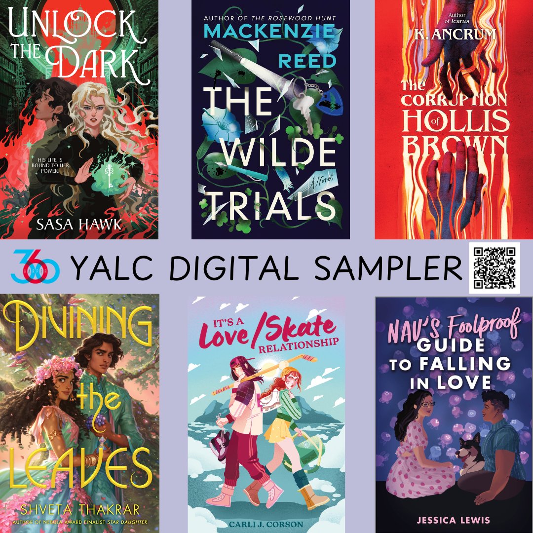 Harper360YA's tweet photo. #YALC2024 samplers for you: https://t.co/vorX4JqD6d
Unlock the Dark @SasaHawk
The Corruption of Hollis Brown @KaylaAncrum
The Wilde Trials @mackenziemreed
Divining the Leaves @ShvetaThakrar
It's a Love/Skate Relationship @icarli
Nav's Foolproof Guide to Falling in Love @JLew100 https://t.co/tOtM1mneiQ