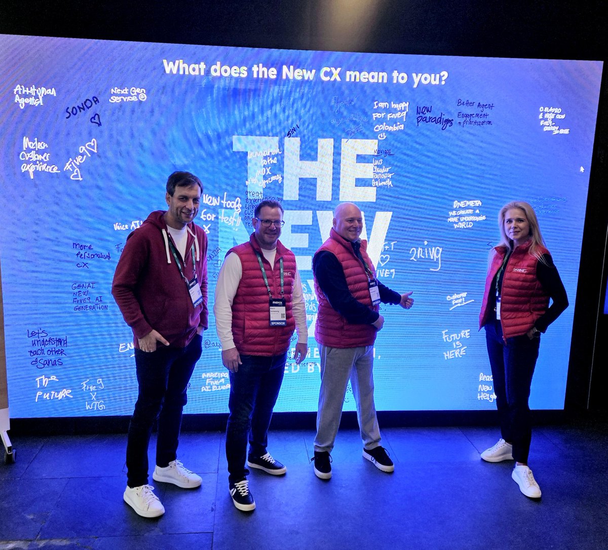 2RingCX's tweet photo. Day 2 of the #Five9CXSummit is here! π Connect with the #2RingCX team at our boothβPeter, Kevin, Ieva, & Marco are ready to show you our powerful #Dashboards & #Wallboards for #Five9! ππ #CX #RealTimeReporting #ISVPartner #PartnerPowered #RealtimeAlerting #RealtimeData https://t.co/4iEAGgLIcV