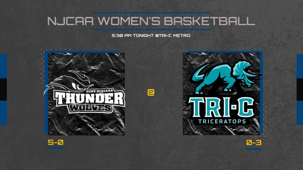 WBKB: No. 17 SUNY Niagara heads to Cleveland to take on Cuyahoga CC in a non-conference game. Tip-off is slated for 5:30 p.m. tonight! #RollWolves 🏀🐺💪

Watch LIVE here: fan.hudl.com/usa/oh/highlan…

<a href="/NCThunderwolves/">SUNY Niagara Thunderwolves</a> 
<a href="/SUNYNiagara/">SUNY Niagara</a> 
<a href="/NJCAAReg3/">NJCAA REGION 3</a> 
<a href="/GNN_Sports_/">Greater Niagara Sports</a>