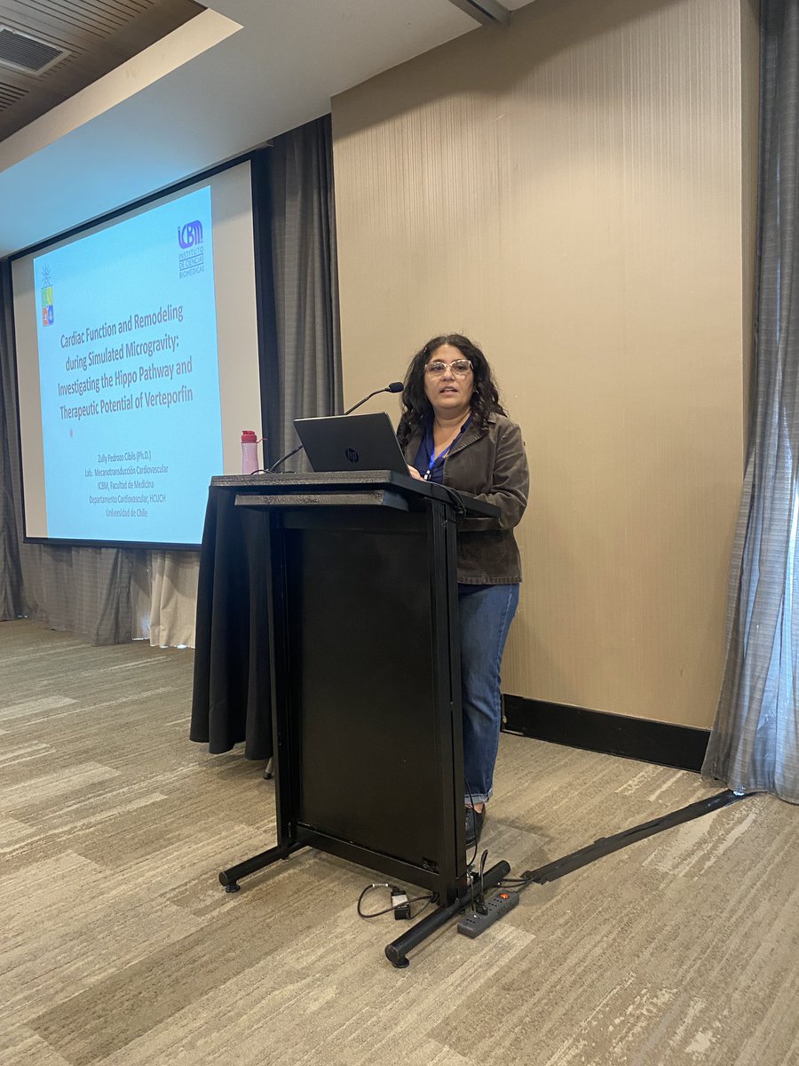 The first symposium of the day. Women in Pharmacology by Dr. Mabel Catalán