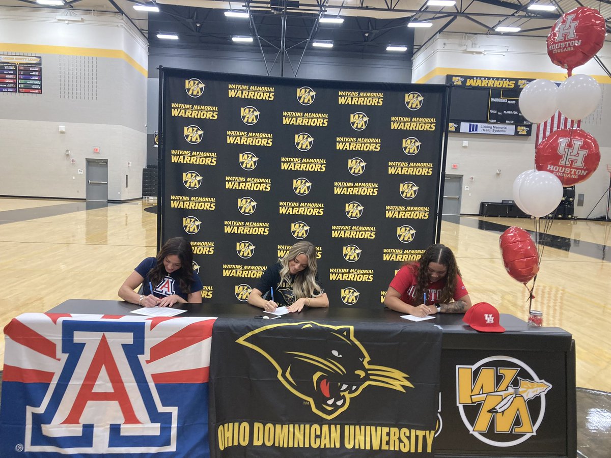 Watkins Softball (@softballwatkins) on Twitter photo Big congratulations to our seniors <a href="/Maleya_Thompson/">Maleya Thompson</a> and <a href="/KylieeTrouten/">Kyliee Trouten</a> on their signing to play college softball! Houston and ODU are getting great ball players but great young women too! We wish them a ton of success! Big congratulations to our seniors <a href="/Maleya_Thompson/">Maleya Thompson</a> and <a href="/KylieeTrouten/">Kyliee Trouten</a> on their signing to play college softball! Houston and ODU are getting great ball players but great young women too! We wish them a ton of success!
