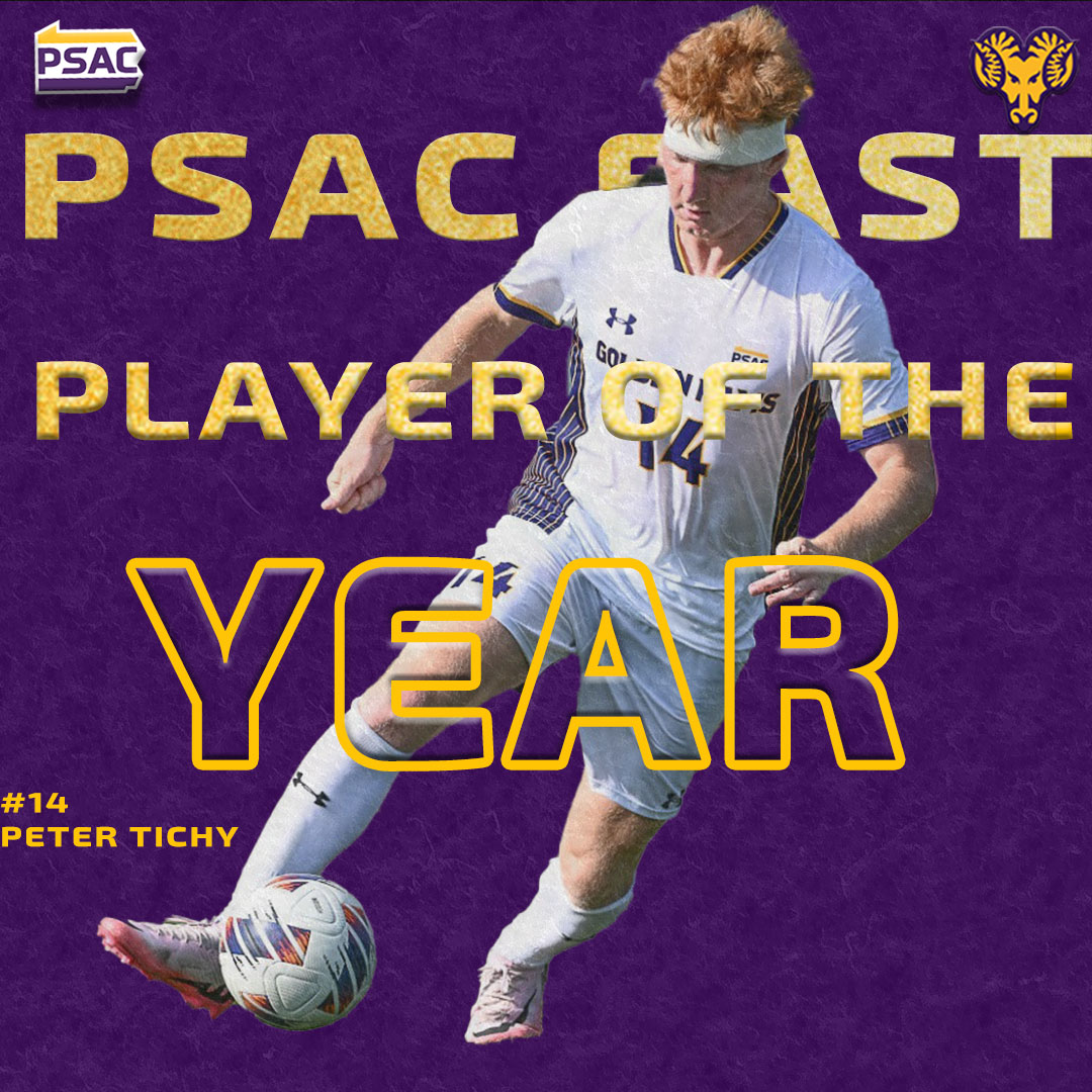 (1/3): Congratulations to Peter Tichy on earning PSAC East Athlete of the Year honors and being one of seven Golden Rams to earn All-Conference honors! Full story ⬇️

📰:wcupagoldenrams.com/news/2024/11/1…