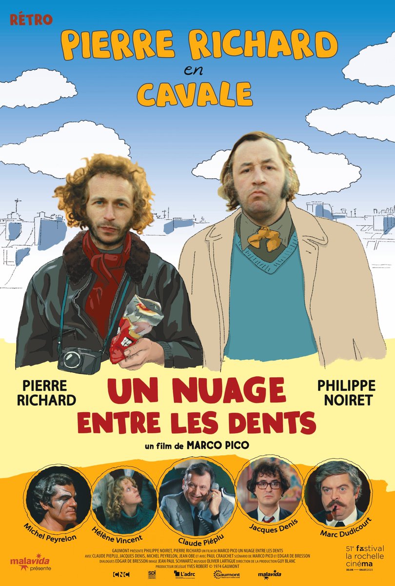 Malavida_Films's tweet image. Ressortir #unnuageentrelesdents avec #PierreRichard &amp;amp; #PhilippeNoiret c'est vouloir rendre justice à un grand film des 70' &amp;amp; un grand réalisateur fr. peu connu #MarcoPico.
Humour noir féroce, direction d'acteur irréprochable, enchainement de séquences parfois hallucinantes 1/3