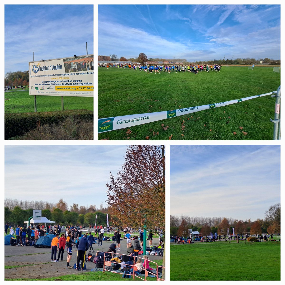 Jour de Cross Départemental pour notre partenaire: l'Institut d'Anchin. Nous sommes heureux d'avoir pu les aider logistiquement dans l'organisation. 
1000 jeunes coureurs présents sous un soleil radieux. 🌞🏃‍♀️‍➡️🏃‍➡️
<a href="/LaVieGroupama/">La Vie Mutualiste Groupama</a> <a href="/dutoit_patricia/">Patricia Dutoit</a> <a href="/vincent_lizet/">Vincent Lizet GNE</a>