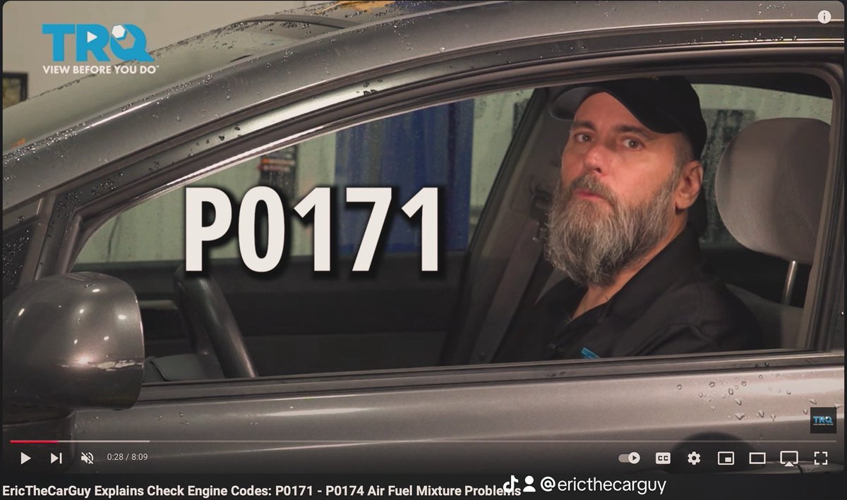 EricTheCarGuy's tweet photo. Remember when I went to MA a few weeks ago to shoot video with @trqautoparts ? Here is one of those videos about what causes a P0171 and P0172. I hope you find it helpful!
https://t.co/PHCsxoKnf2
#etcgvideo #newvideo #trqautoparts #collaboration #p0171 #ericthecarguy https://t.co/0SWejC6wFm