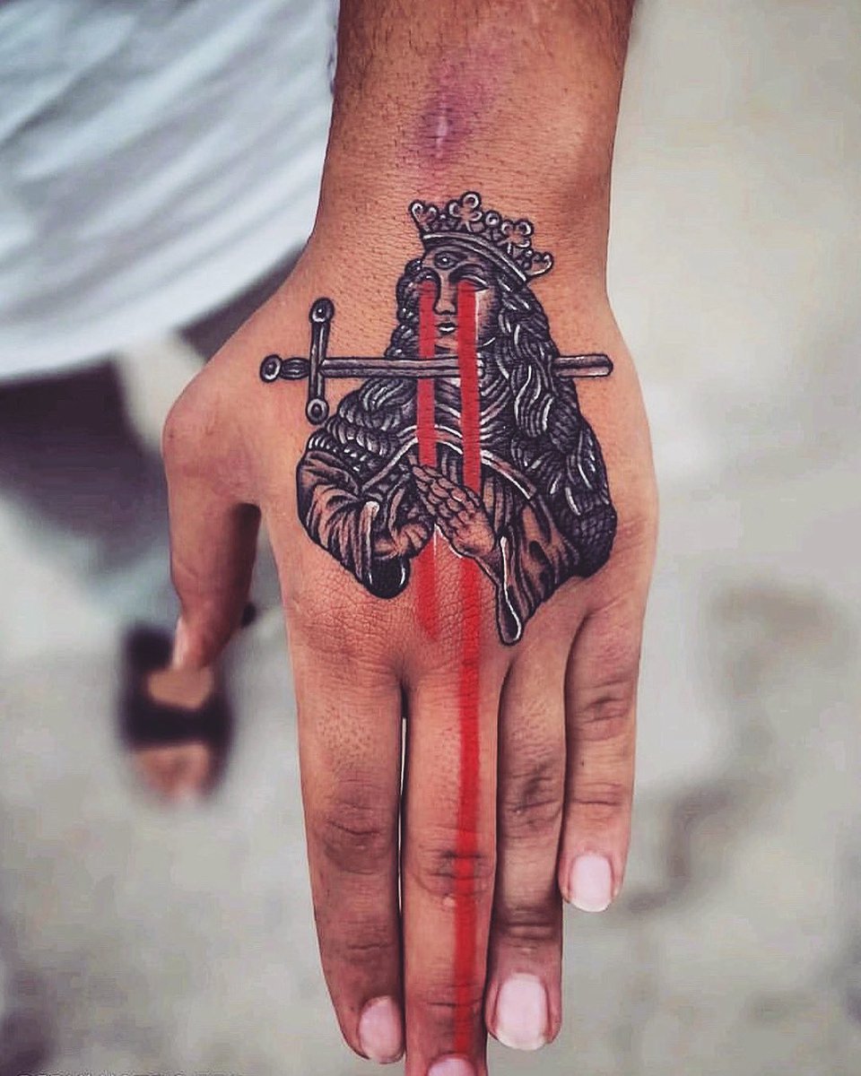 The Queen of Nothing, inked.