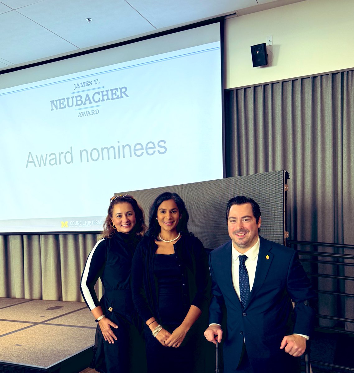 Ayesha Ghazi Edwin (@ayesha4a2) on Twitter photo Receiving <a href="/UMich/">University of Michigan</a>’s Neubacher Award is such an honor. Grateful to my students, <a href="/UMSocialWork/">University of Michigan School of Social Work</a> colleagues, advocates,<a href="/DisabilityPower/">Detroit Disability Power</a>, & <a href="/A2GOV/">City of Ann Arbor</a> residents & staff. Together, let’s keep making UM, A2, & the world a more accessible place for everyone! #a2council shorturl.at/uvZMw Receiving <a href="/UMich/">University of Michigan</a>’s Neubacher Award is such an honor. Grateful to my students, <a href="/UMSocialWork/">University of Michigan School of Social Work</a> colleagues, advocates,<a href="/DisabilityPower/">Detroit Disability Power</a>, & <a href="/A2GOV/">City of Ann Arbor</a> residents & staff. Together, let’s keep making UM, A2, & the world a more accessible place for everyone! #a2council shorturl.at/uvZMw