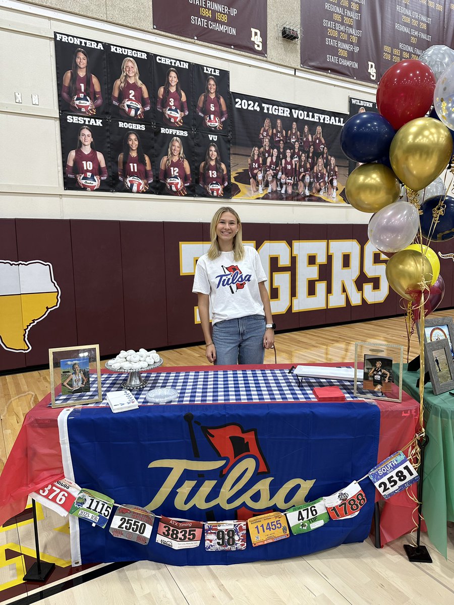 Congrats Lucy on signing to run XC and track at TULSA! They are lucky to have you.