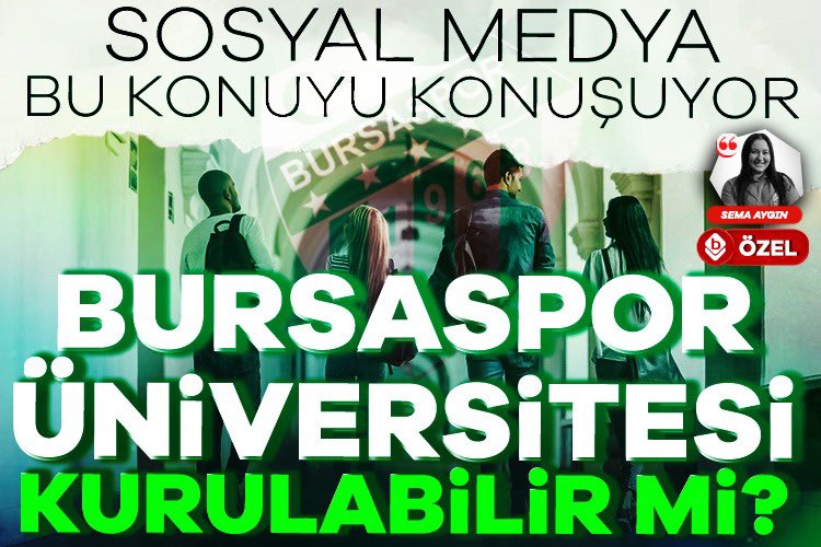 Bursaspor Üniversitesi kurulabilir mi?

tinyurl.com/nzdrc5ct

#bursa #bursaspor